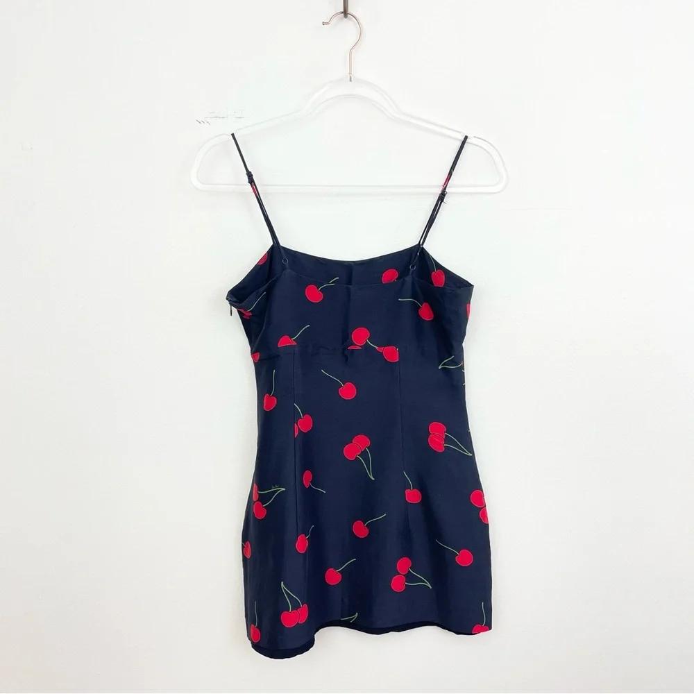 Realisation Par Navy Mini Dress with Red Cherry Print - Picture 7 of 8